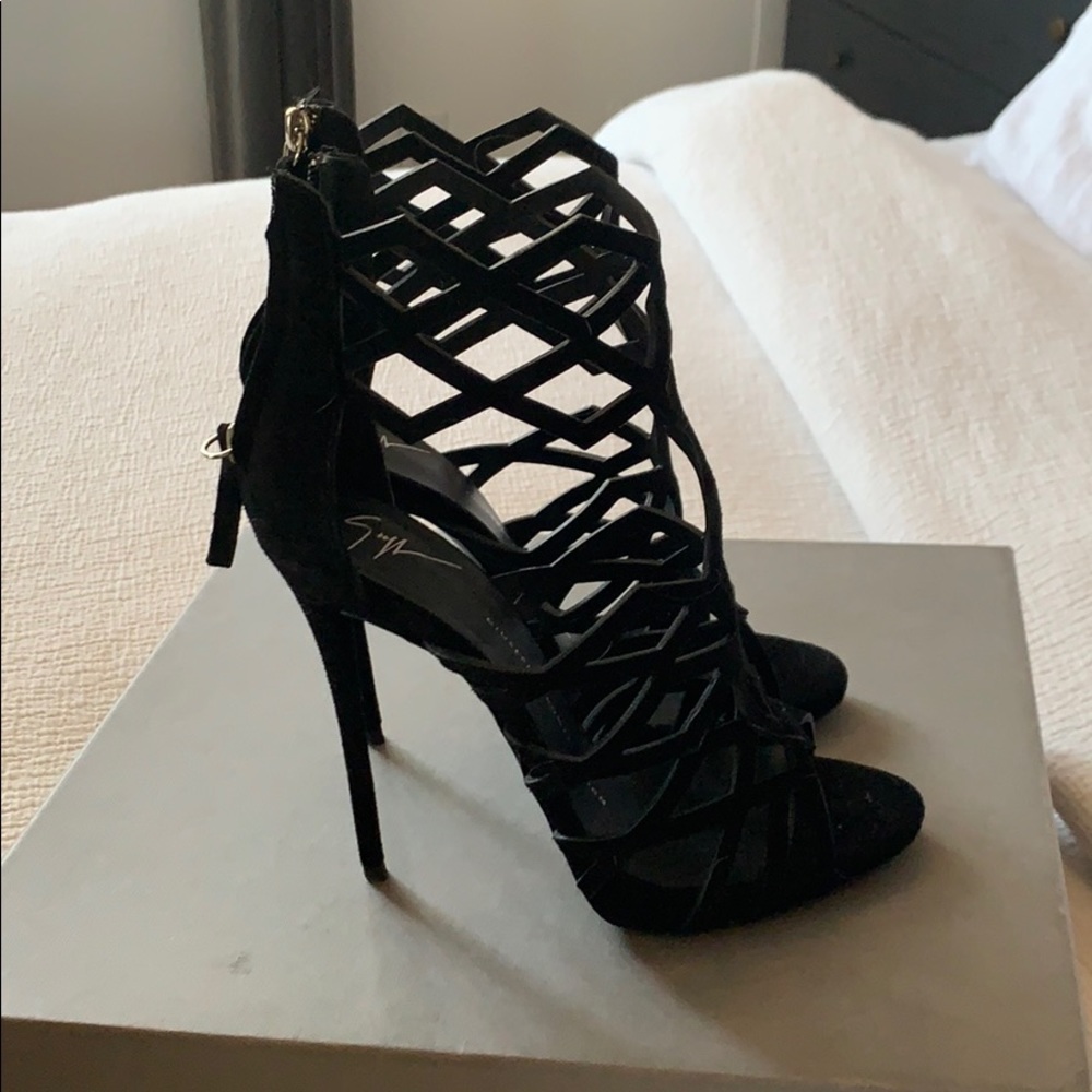 Giuseppe Zanotti Black Sandals